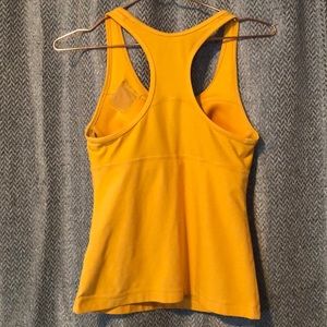 Women’s Yellow Nike Racerback Workout Tanktop